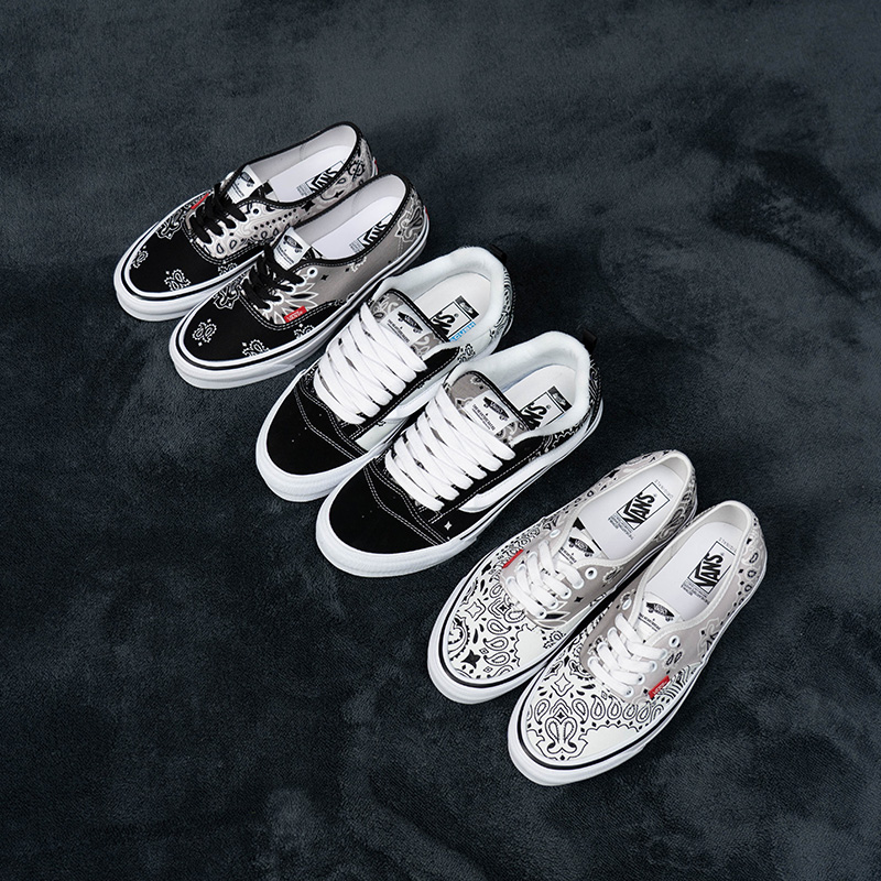 Vans腰果花男鞋面包鞋板鞋联名