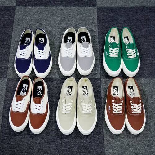 Vans男鞋帆布鞋低帮拼接板鞋