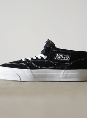 Vans  Premium Half Cab黑色麂皮帆布黑武士百搭潮流休闲鞋板鞋