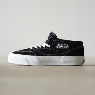 Vans  Premium Half Cab黑色麂皮帆布黑武士百搭潮流休闲鞋板鞋