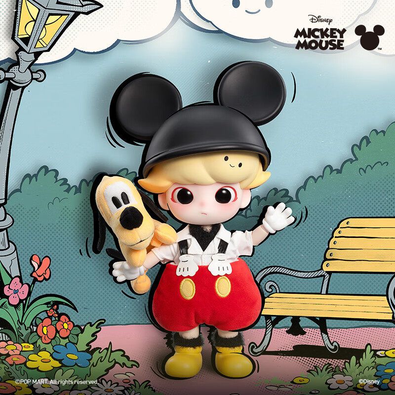 POP MART泡泡玛特 DIMOO-米奇1/8可动人偶BJD手办公仔玩具生日礼