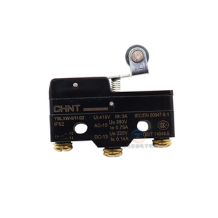 CHNT正泰行程限位微动开关YBLXW-5 11G2小型带滚轮Z-15GW22-B常开