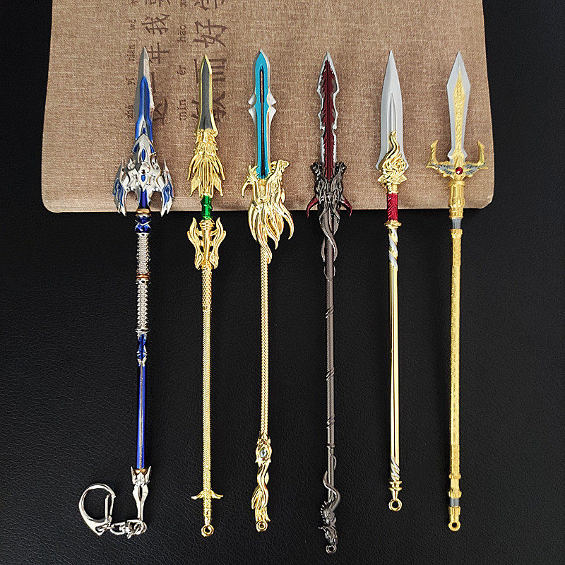 卧龙苍天陨落游戏冷兵器  赵云龙胆枪杨戬战矛秦战矛盘龙枪黑龙枪