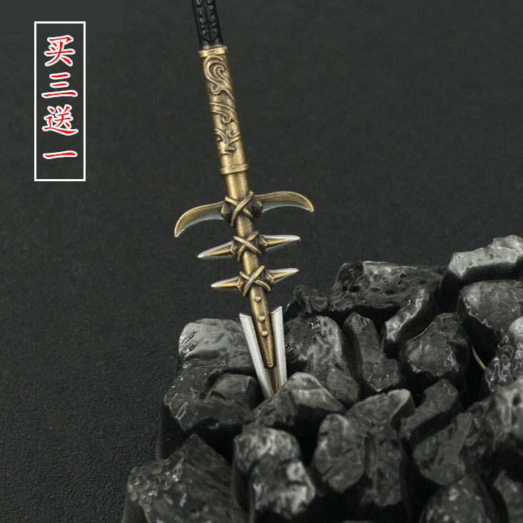 古代兵器 霍去病周边霍去病梅花枪合金剑玩具模型岳飞长枪武器