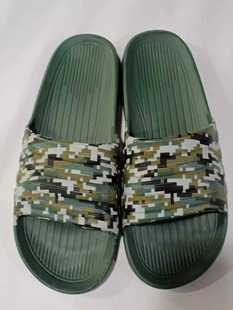 新款集训军绿橄榄绿彩拖鞋夏季凉拖EVA轻便防滑浴室客厅柔软舒适