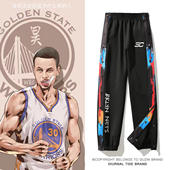 库里速干透气运动裤 儿童排扣裤 夏季 全开扣篮网秒脱篮球裤 潮 男美式