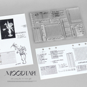 moodtape.票据明细原创手帐素材透明印章橡胶皮章mood印章