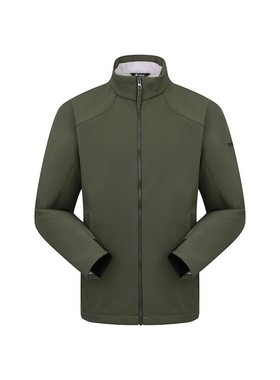 探路者软壳衣男女春秋新款加绒开衫运动服外套TAEEBM91732/92735