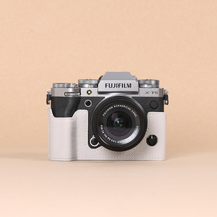 富士XT5保护套XS20X100vixt30二代xt50相机包底座配件真皮壳XM5