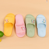儿童拖鞋 夏男童家用浴室防滑软底洗澡女宝宝室内家居凉拖鞋 5岁6