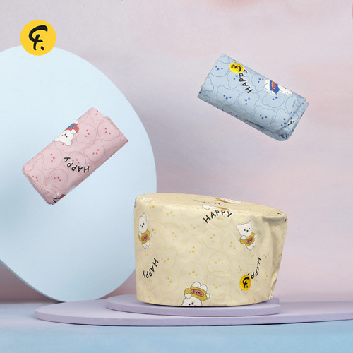 法然/Faran 全棉无檐帽医生护士工作帽包头巾包头帽秋小熊没烦恼