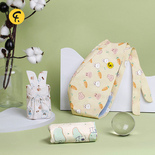 法然/Faran葫芦帽可爱印花