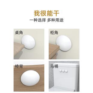 门把手防撞贴硅胶指纹锁防撞垫家用冰箱柜门缓冲墙贴防碰撞保护垫
