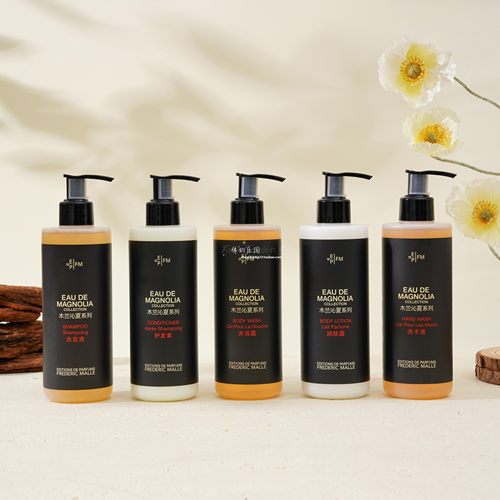 馥马尔木兰沁夏洗发水护发素沐浴露润肤露 四季酒店洗护套装300ml