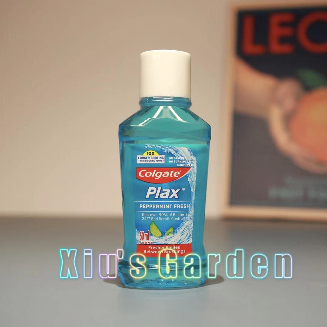高露洁plax贝齿清新便携漱口水60ml 泰国进口