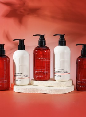 THANN 庭润香木系列 芳香洗发水护发素沐浴露身体乳洗手液320ml