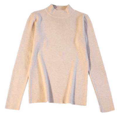 半高领内搭毛衣秋冬季薄款洋气