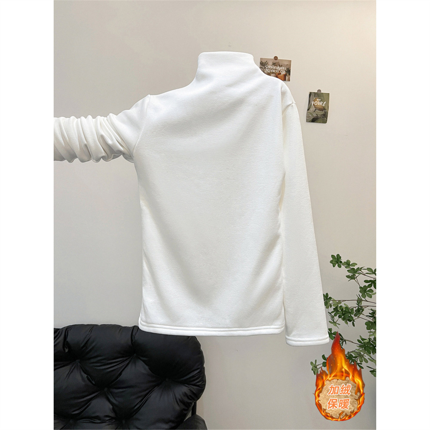 半高领白色德绒打底衫女内搭秋冬加厚加绒保暖外穿t恤女长袖上衣,女装/女士精品,T恤,淘宝优惠券,粉丝福利购,淘宝优惠卷