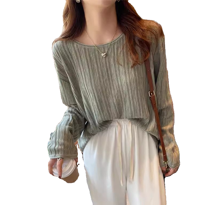 设计感小众宽松慵懒风外穿毛衣女