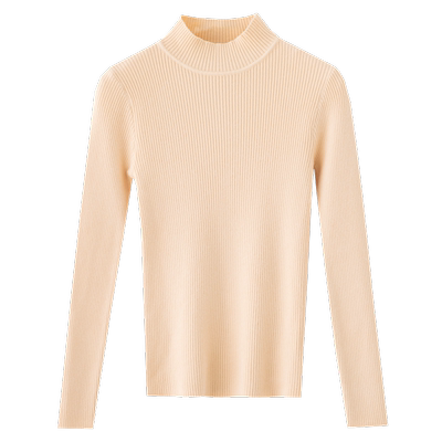 修身短款半高领内搭毛衣女打底衫