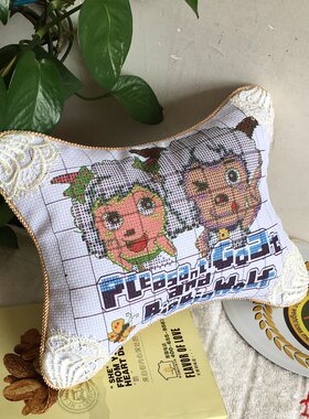 手工成品印花浪漫十字绣