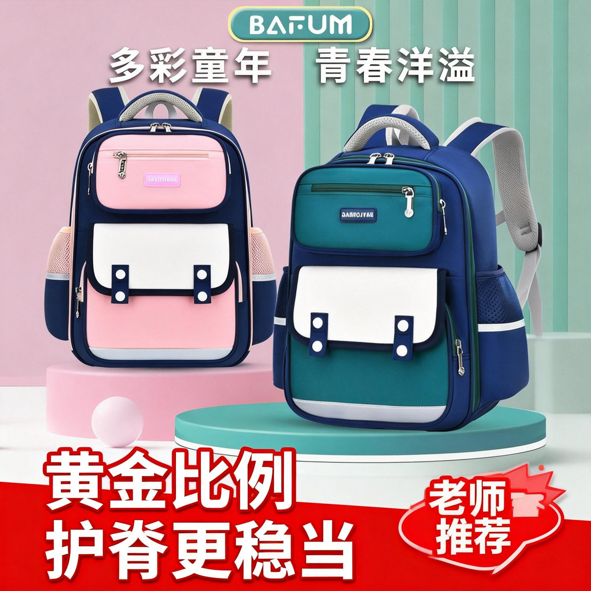 日本儿童小学生书包减负护脊男孩女孩防水轻便大容量双肩包英伦风,文具电教/文化用品/商务用品,学生书包,淘宝优惠券,粉丝福利购,淘宝优惠卷