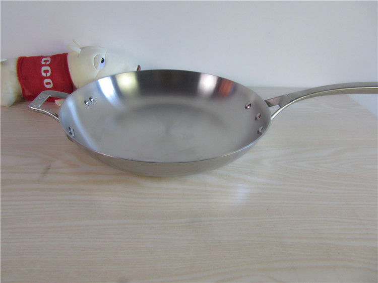外贸出口 美国牌cal卡福莱 30CM斜浅煎锅平底 医用级18/10不锈钢