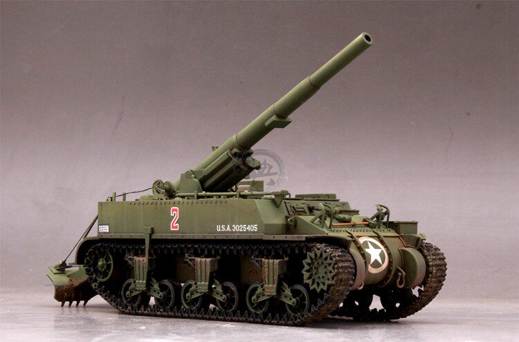 模型网 代工成品 非碘制作 爱德美1394 1/35 M12 155MM自行火炮