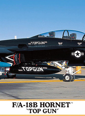 模型网 拼装 长谷川 1/72 F/A-18B 大黄蜂 TOP GUN 涂装 02436