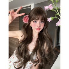 AG假发女长卷发网红时尚气质lolita自然齐刘海jk日常全头套假发
