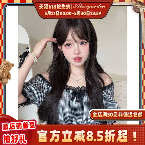 韩系日常气质长卷发jk全头套