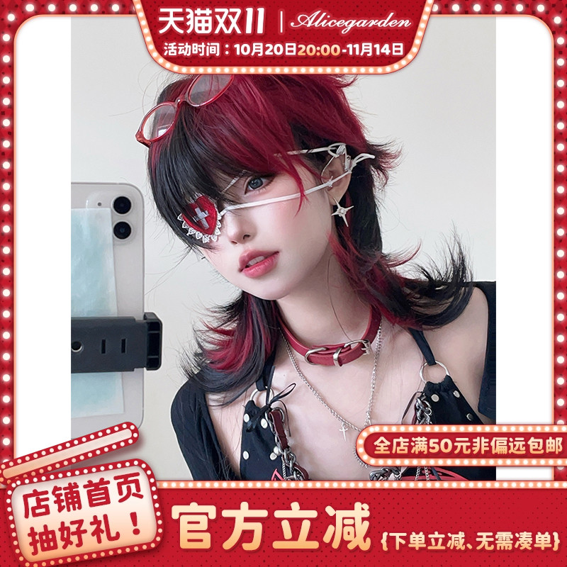 新中式狼尾鲻鱼头jk全头套