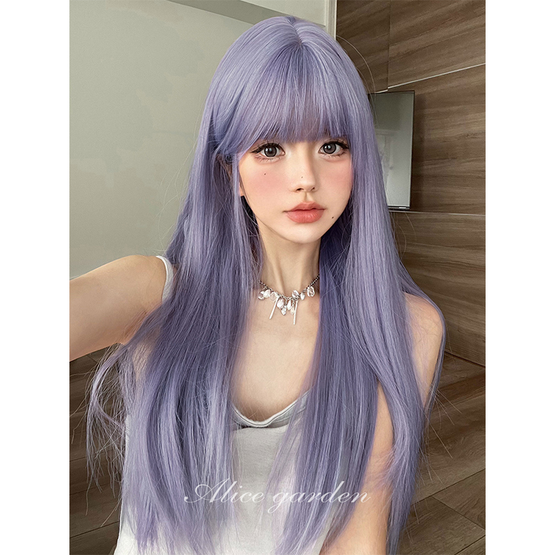 甜系少女长直发jk全头套