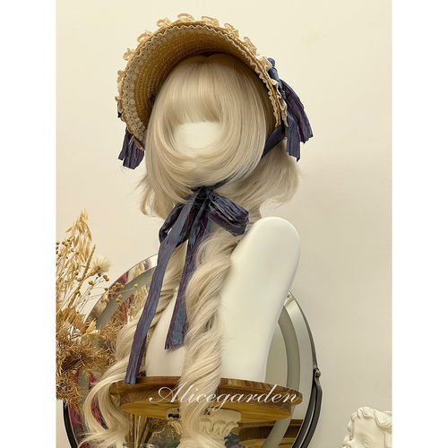 次元月下公主风卷发jk全头套