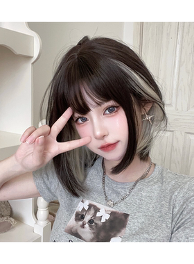 Alicegarden高温丝齐刘海短假发