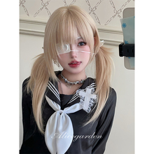 AG假发女长发网红lolita『小熊软糖』可爱甜妹金色长直发jk全头套