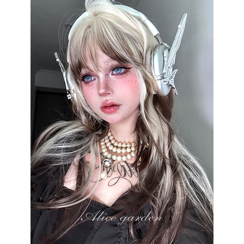 Alicegarden假发女长发lolita『岛山屿』气质渐变直发jk全头套