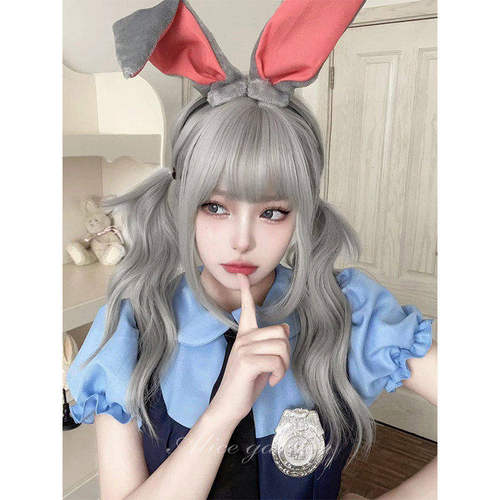 alicegarden高温丝齐刘海长卷发