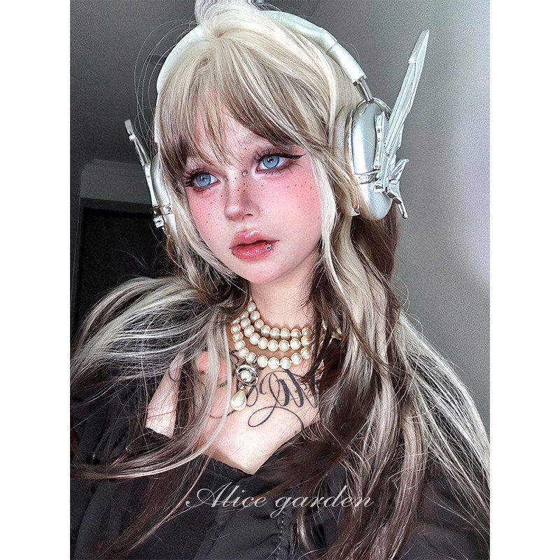 Alicegarden假发女长发lolita『岛山屿』气质渐变直发jk全头套