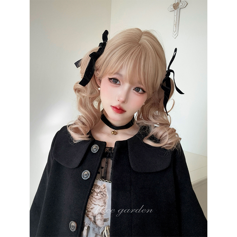 古早娃娃doll感虎口夹双马尾头套