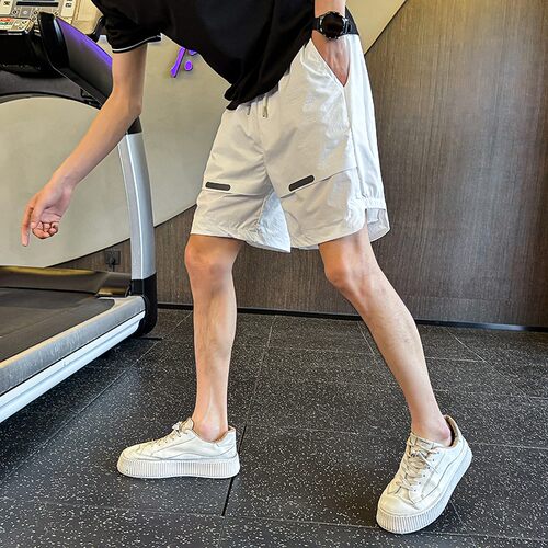 高级感透气网孔速干短裤男夏季