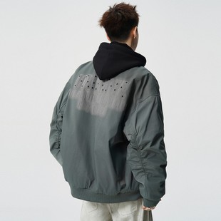 高级感可拆卸连帽羽绒服男防风短款流光机能设计感冬季保暖外套潮