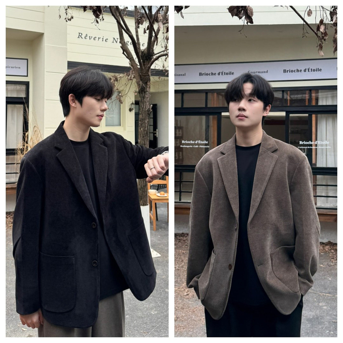 老钱风轻奢复古灯芯绒休闲西服男春季时尚宽松潮流百搭西装外套潮,男装,夹克,淘宝优惠券,粉丝福利购,淘宝优惠卷