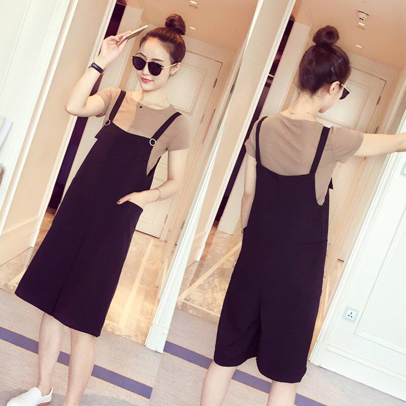 大码胖mm最爱微胖背带裤套装夏装女装五季家胖妹胖胖新款减龄显瘦|ruв категории Женская одежда, женской одежды - от Buy2taobao.com для оказания профессиональной услуги покупки агента Taobao