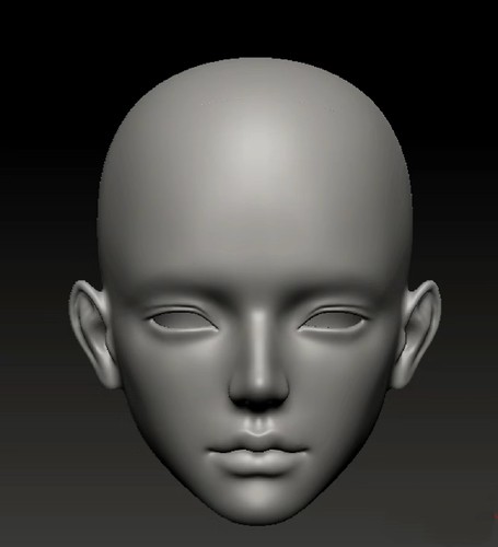 【小羊失眠】3d打印bjd镹殷-橘子猫（已授权）四分六分bjd娃打印