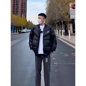 冬季新款潮牌羽绒棉服男加厚棒球服棉衣修身百搭飞行保暖棉袄外套