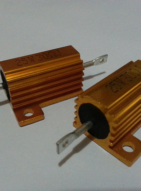 RX24黄金铝壳 精密线绕电阻25W22RJ（22欧姆）5%可特殊定做