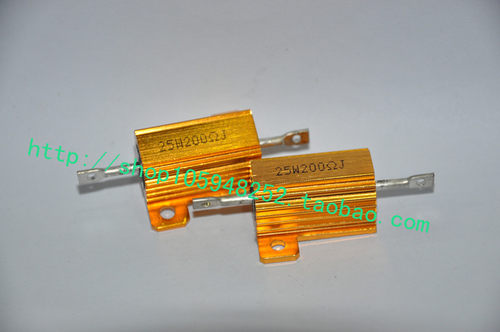 黄金铝壳电阻 精密铝壳电阻RX24-25W100RJ 100欧