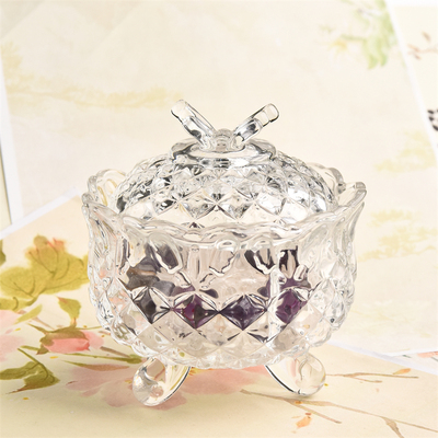 水晶净化消磁碗白水晶碎石手链消磁石容器器皿玻璃碗饰品收纳盒