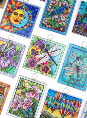 深海吧 超美照片墙彩色玻璃挂件家居装饰 出口美国Amia生日礼物